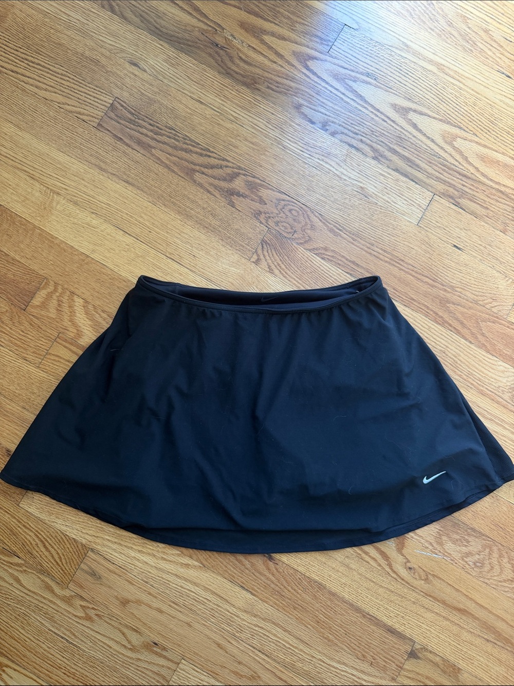 Nike Black Circle Skirt with Subtle Swoosh